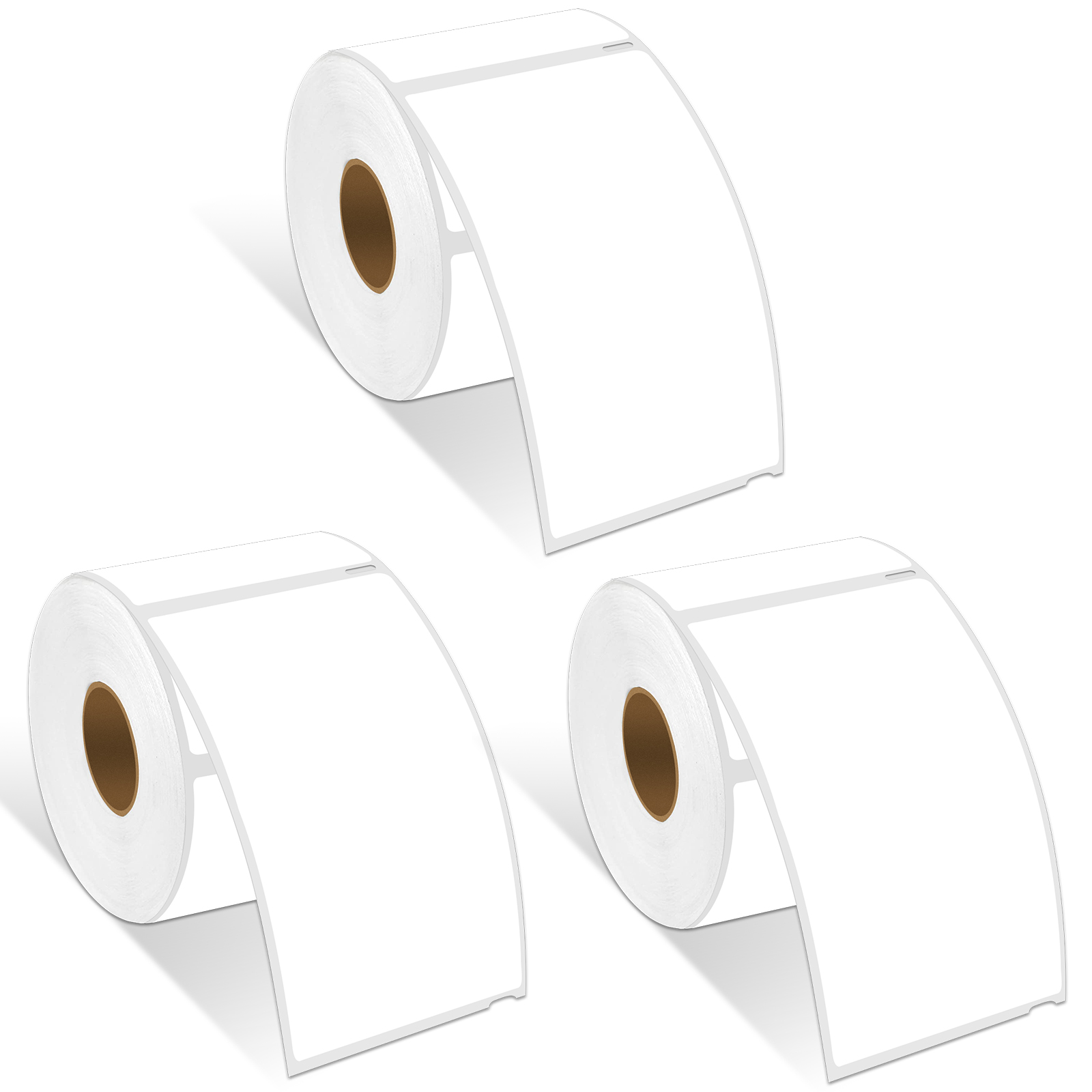 GREENCYCLE 3 Roll (300 Label/Roll) Large White Shipping Address Label for Dymo 30256 2-5/16''(59mm) X 4''(101mm) BPA Free