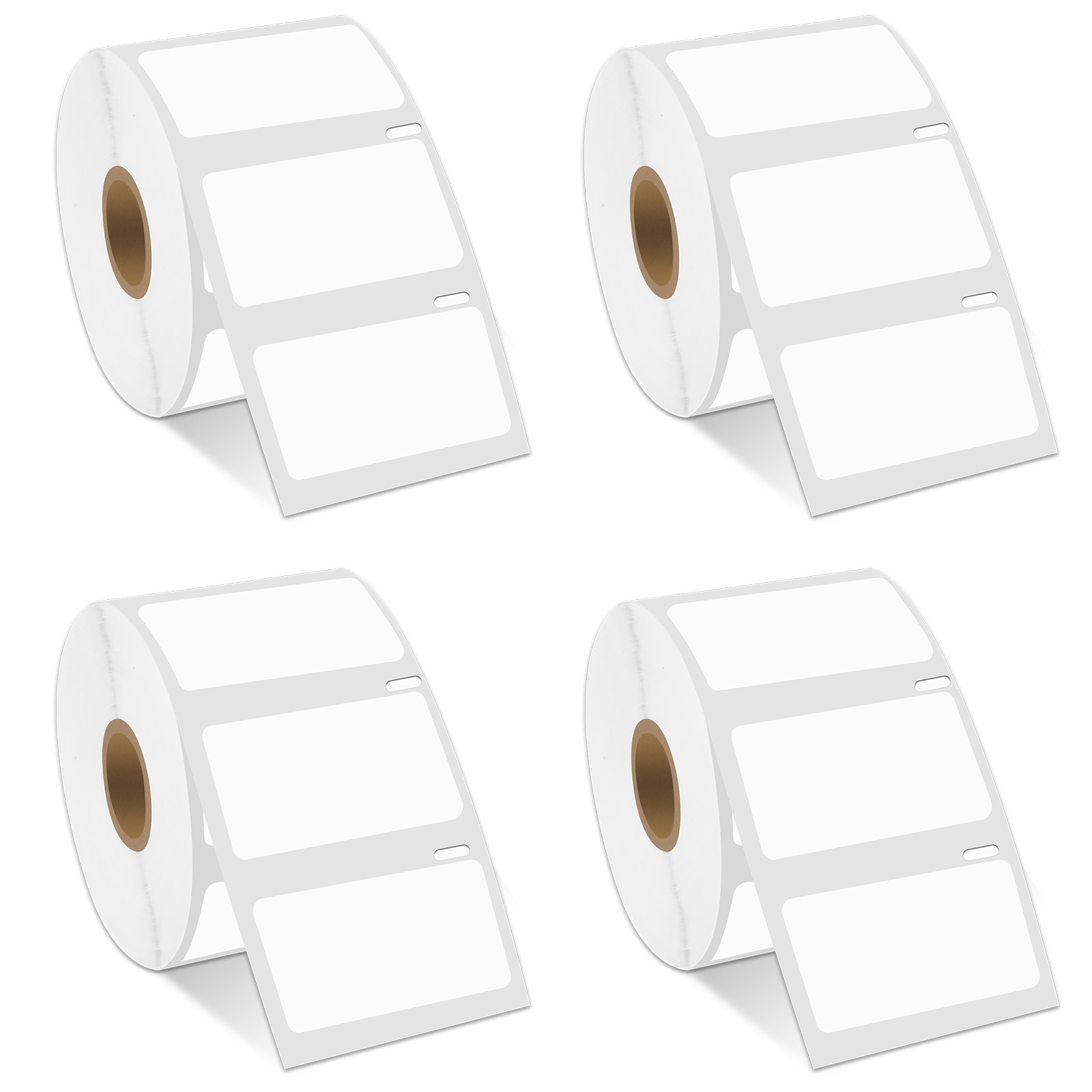 GREENCYCLE 4 Roll (1000 Labels/Roll) Medium White Multipurpose Label for Dymo 30334 2-1/4