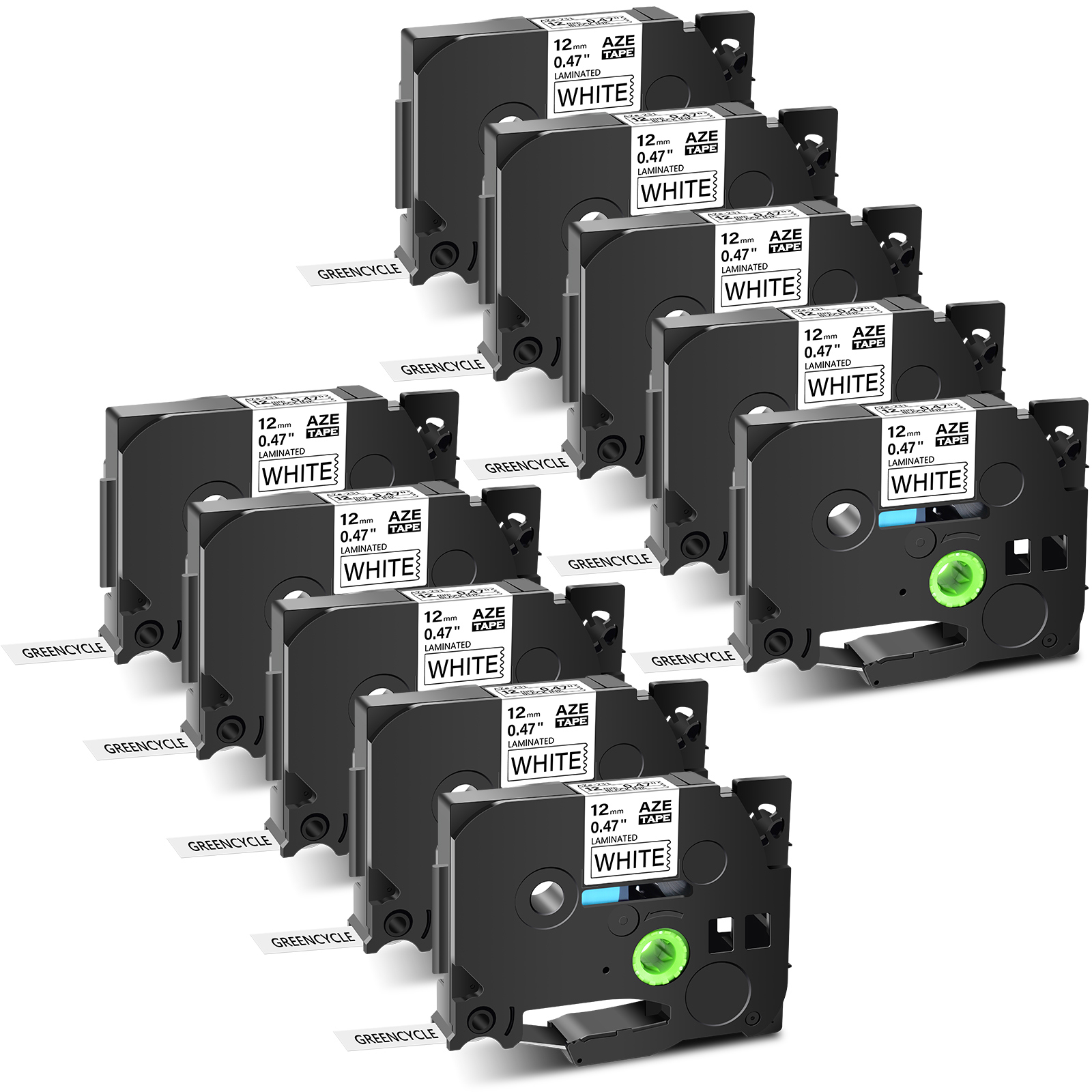 greencycle TC001-TZE-231-10PK GREENCYCLE 10 x Compatible for ...
