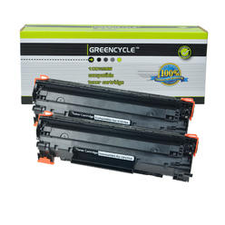 GREENCYCLE 2 Pack Compatible Black CF279A 79A Toner Cartridge for HP LaserJet Pro M12  M12w M12a, MFP M26 M26nw m26a Printer