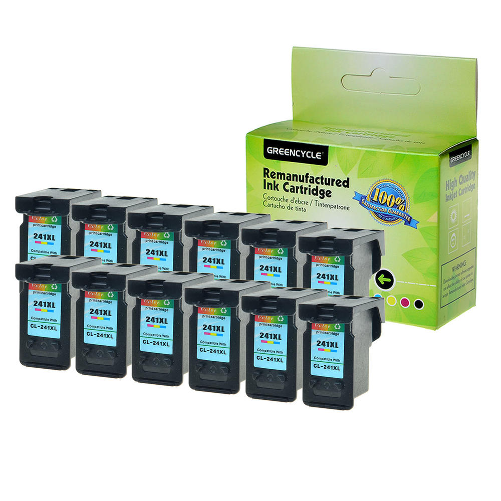 Greencycle Cartucho De Tinta CL-241XL 241 XL Compatible Con Canon PIXMA - Foto 5