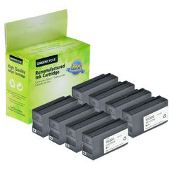 GREENCYCLE 8PK High Yield 950XL 950 CN045A Black Ink Cartridge Refilled for HP OfficeJet Pro 8600 8640 251dw Printer