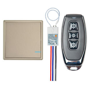 Greencycle Greencycle 1pk 1 Gang Gold Wireless Light Switch
