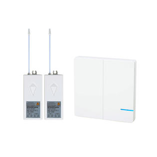 Greencycle Greencycle 1pk 2 Gang Wireless Light Switch Amp 2pk