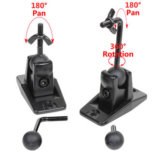 Videosecu Ms45b 2 Pack Universal Adjustable Speaker Bracket