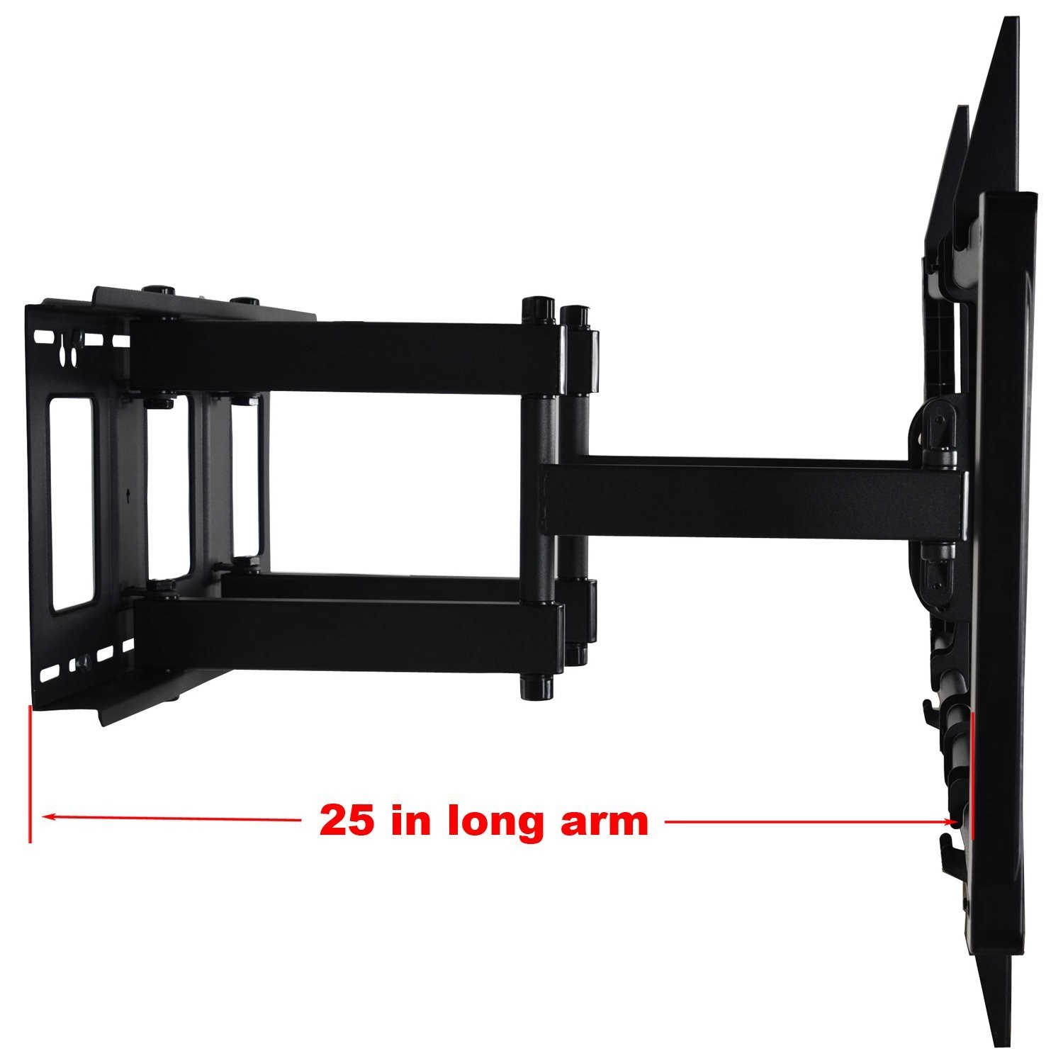 Videosecu Mp830b Large Size Articulating Full Motion Tilt Tv Wall Mount For Most 60 80 Up To Some 85 90 Lcd Led Plasma Hdtv Vesa 900x600mm 1ye