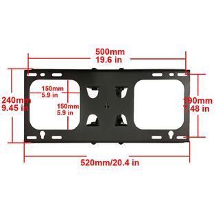 Video Security Solutions MW390BS1 Full Motion Dual Arm TV Wall Mount