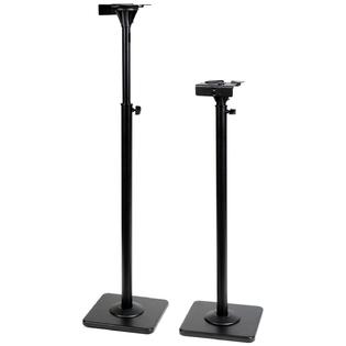 Videosecu Ms08b One Pair Height Adjustable Speaker Stands Mounts