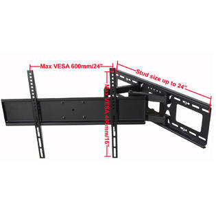 VideoSecu MW365B2HS2 Articulating TV Wall Mount for LG 47"~65" 60UF7300