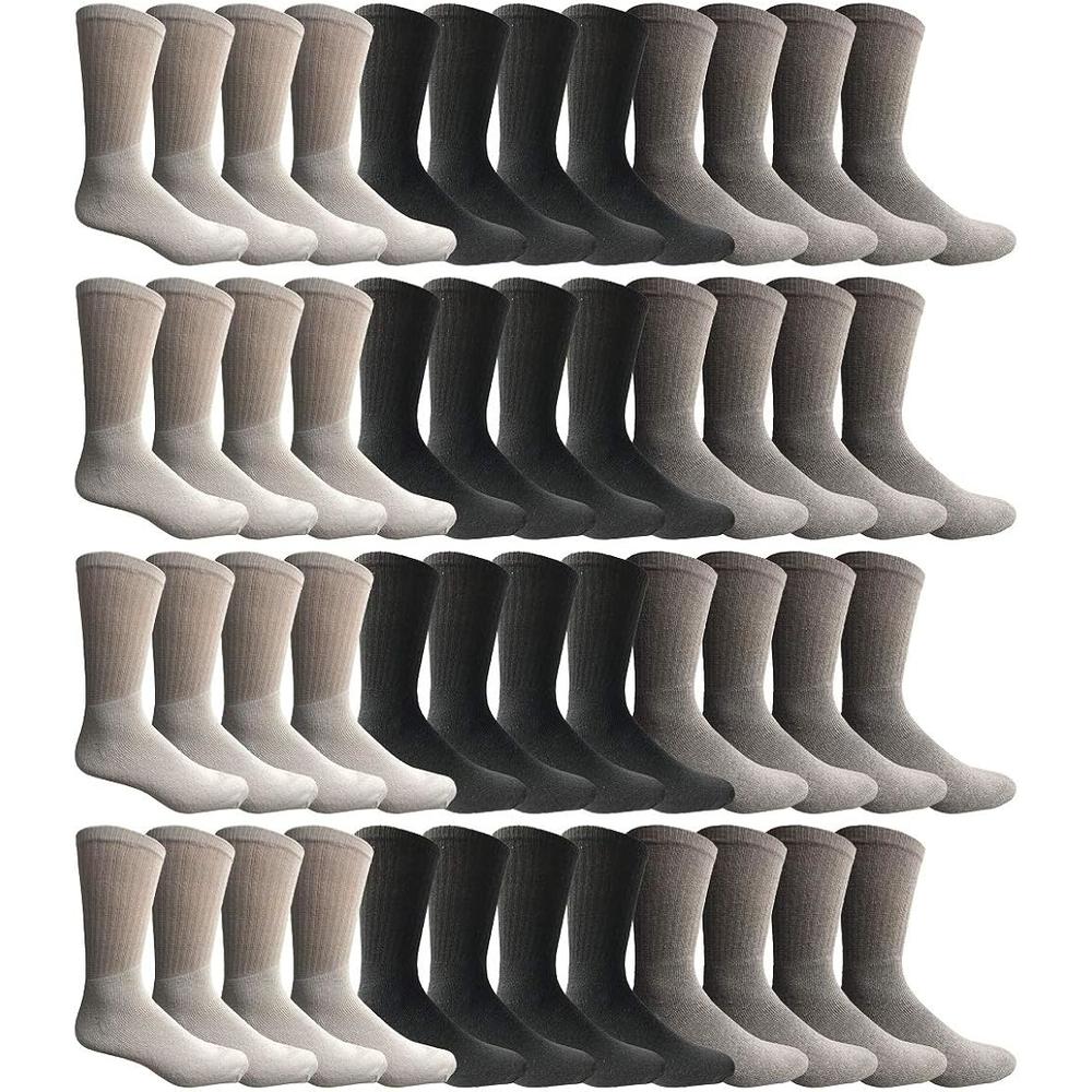 Yacht Smith Socks Nbulk Wholesale Crew Socks Men Women Children Cotton Basic Wear 48 Pack Mix 9 11 Yacht Smith Socks Nbulk Wholesale Crew Socks Men Women Children Cotton Basic Wear 48 Pack Mix 9 11