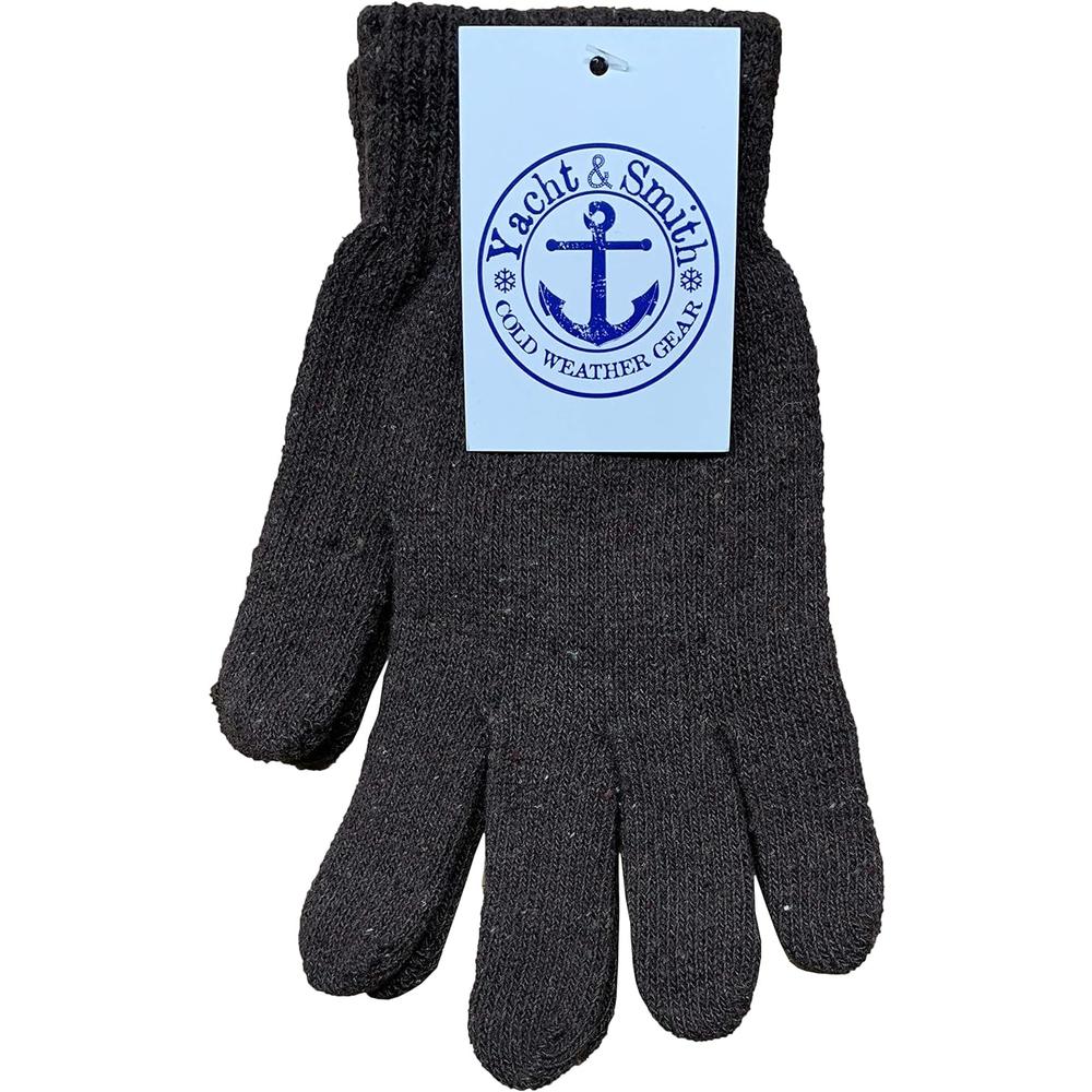 Yacht & Smith Wholesale Bulk Winter Magic Gloves Warm Brushed Interior, Stretchy Assorted Mens Womens 240 Pack
