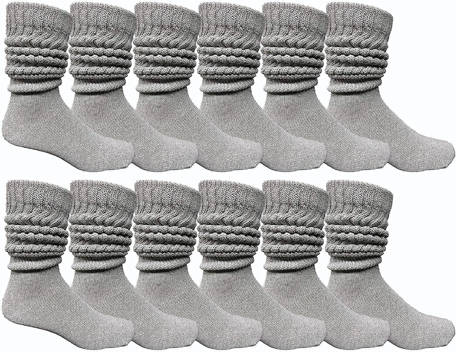 Yacht & Smith Slouch Socks for Women, Extra Slouch Ladies Cotton Boot Socks