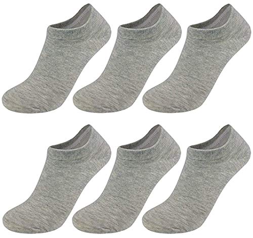 Yacht & Smith 72 Pairs Of Yacht & Smith Bulk Womens Ankle Socks Low Cut Ankle Socks Size 9-11 (Gray)
