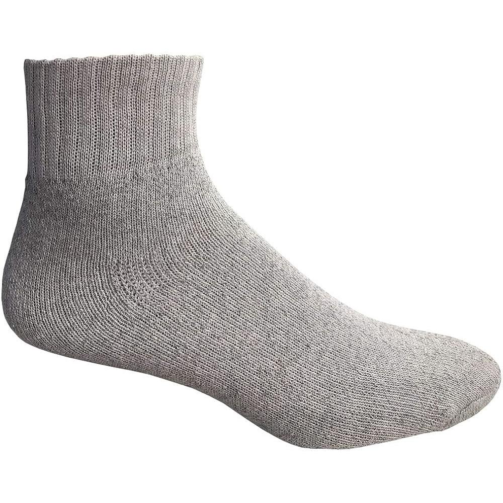 Yacht & Smith Mens & Womens Ankle Wholesale Bulk Pack Athletic Sports Socks (Mens 10-13 (Shoe Size 7-12), 180 Pairs Gray)