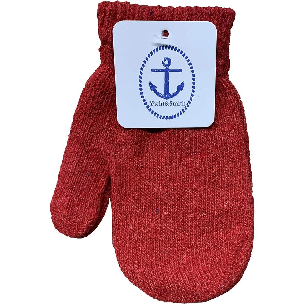 Yacht & Smith Kids Warm Winter Colorful Magic Stretch Gloves And Mittens For 3-8 Age Kids (240 Pairs Pack B)
