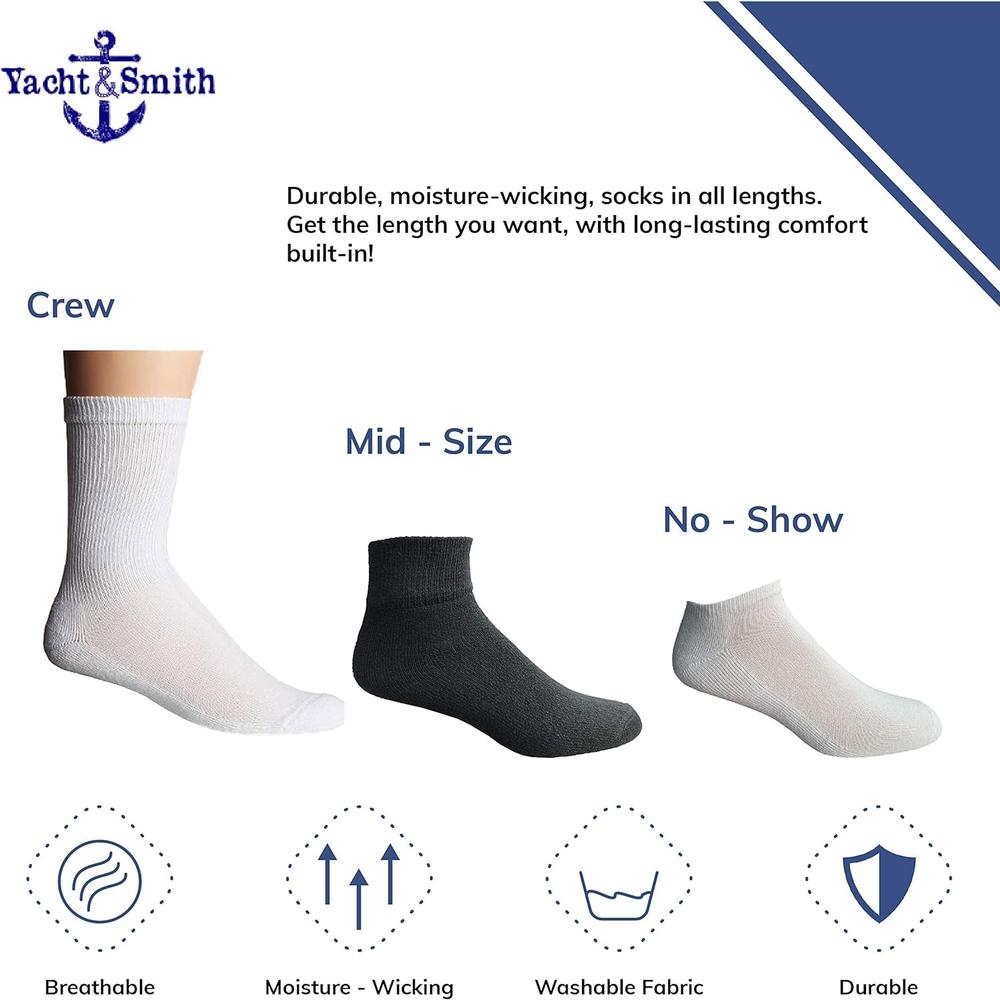 BILLIONHATS 48 Pair BILLIONHATS Women's Low Cut Ankle Socks, Thin Lightweight Breathable Wholesale Sport Bulk Socks,Size,9-11(48 PACK WHITE)