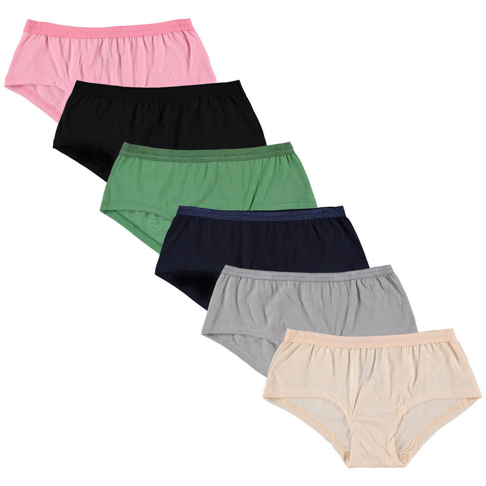 Yacht & Smith 6 Pack of Womens 95% Cotton Panties Soft Underwear Panty Briefs in Bulk, Size XX-Large