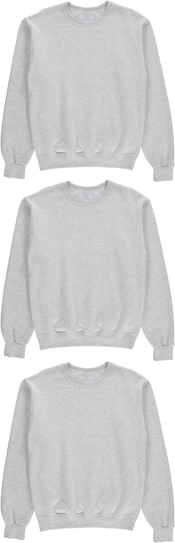 BILLIONHATS Mens Crewneck Sweatshirts in Bulk, Cotton, Wholesale Screenprinting Sweat Shirts For Men, Layer Shirt
