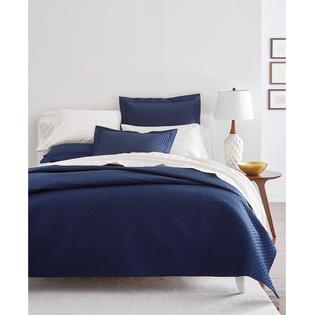 Charter Club Damask Cotton 3 Piece Quilted Diamond Pattern King