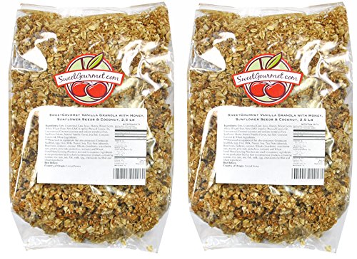 Sweet Gourmet Sweetgourmet Vanilla Granola With Honey Sunflower Seeds And Coconut 5lb