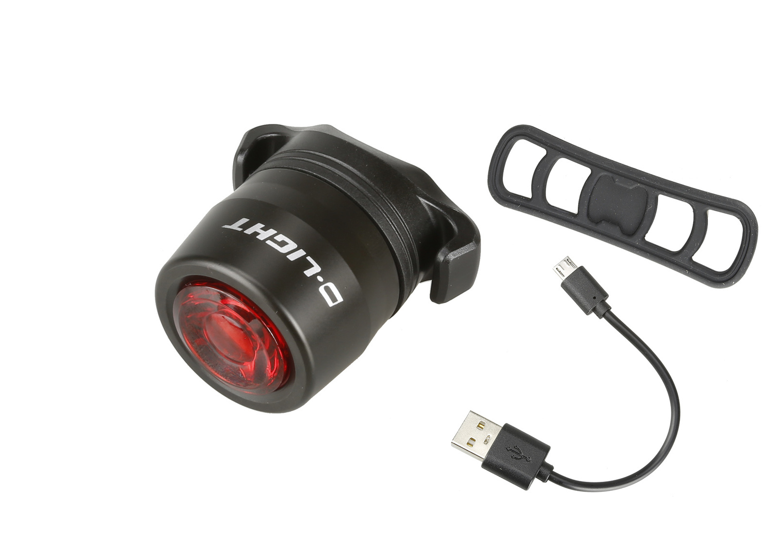 CyclingDeal D-LIGHT 15 Lumen USB Rechargeable Aluminum Construction Rear Light