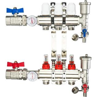 gpm manifold wisewater nickeled hydronic