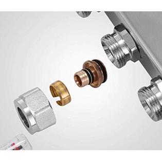 manifold pex wisewater tubing hydronic manifolds outlets