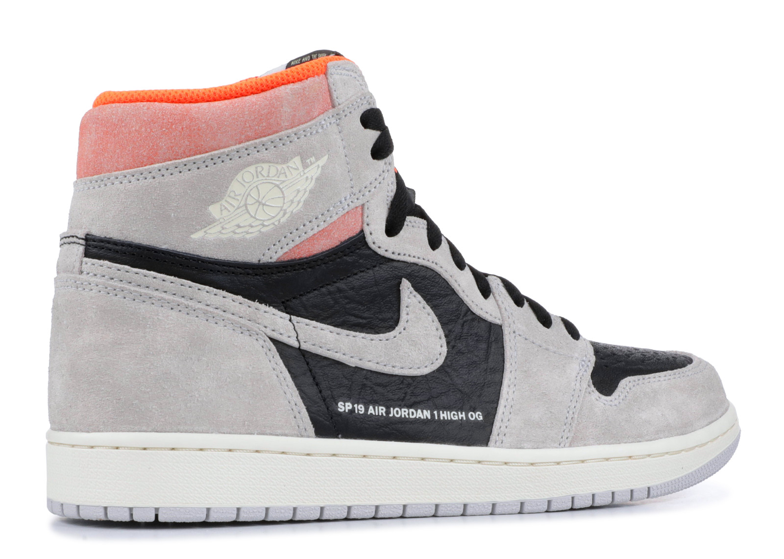 Air Jordan Air Jordan 1 Retro High Og Grey Crimson 5550 018 Air Jordan Air Jordan 1 Retro High Og Grey Crimson 5550 018