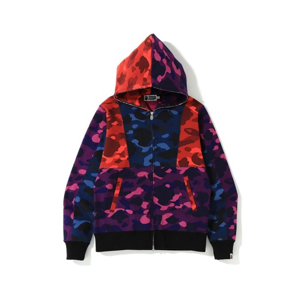 Bape crazy camo hoodie Clearance