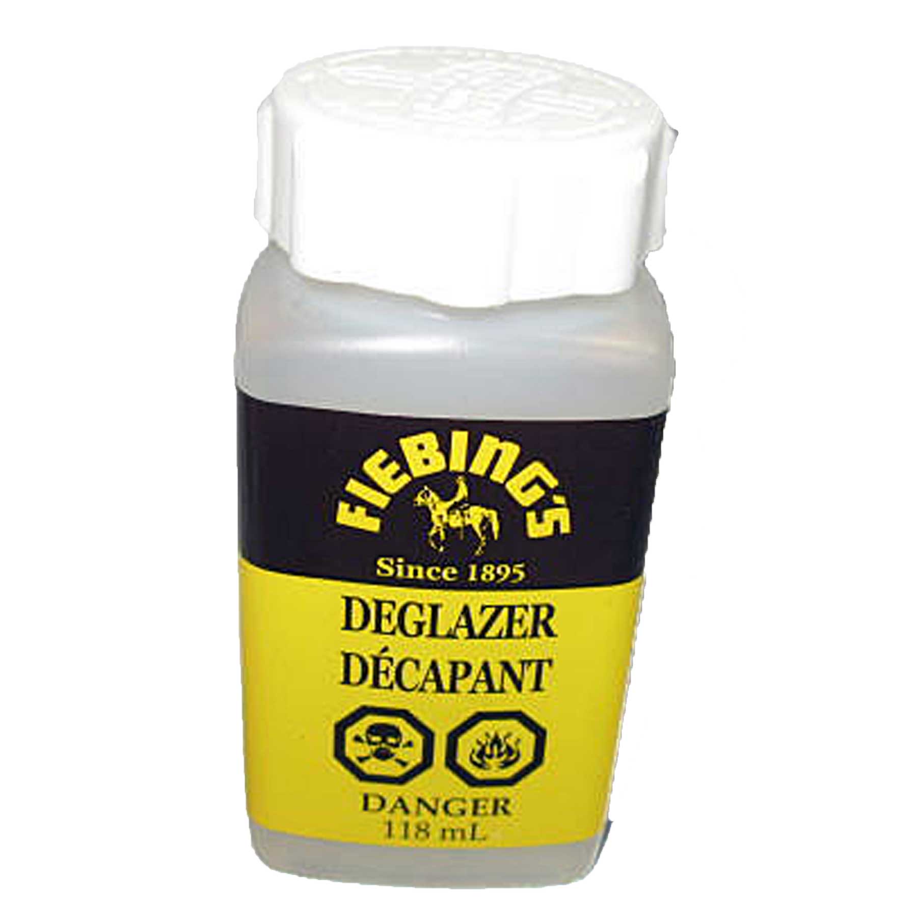 Fiebing's Deglazer 4 oz Bottle Leather Dyeing Strip Preparer