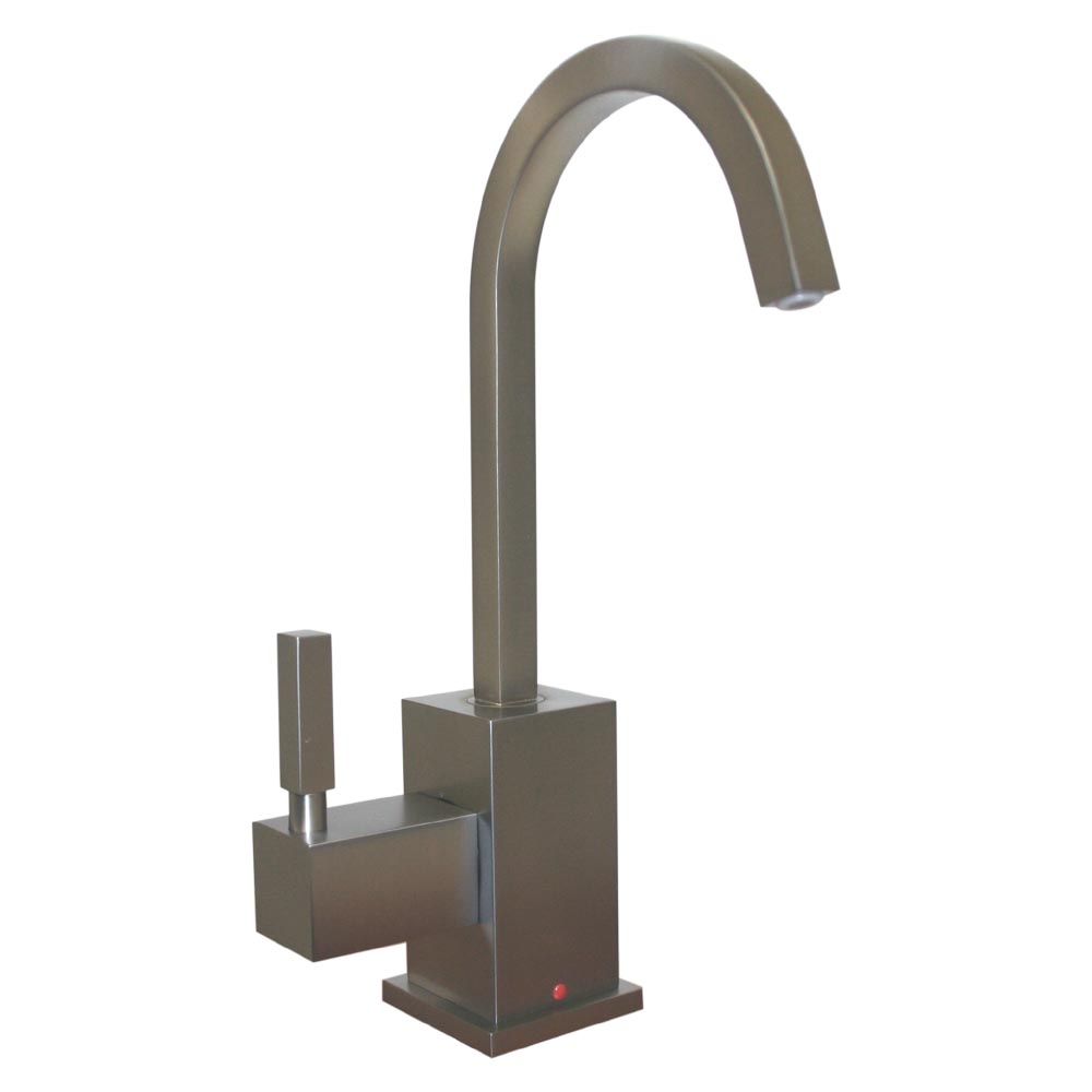 Whitehaus WHSQ-H003-BN Deck Mount Kitchen Water Dispenser In Brushed Nickel