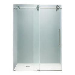 Vigo Shower Doors Sears Vigo Vg6041stcl6066 Elan 66 H X 60 W Sliding Frameless Tub Door With 3