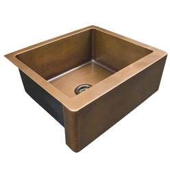 Fired Clay Kitchen Sinks Sears Barclay Fscsb3100 Sac Austin 36 Single Bowl Antique Copper Farmhouse Sink