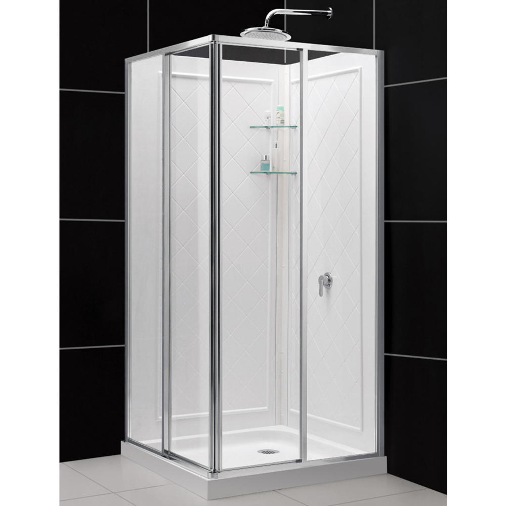 DreamLine DL-6150-01 Shower Enclosure, 36" by 36" Shower Base & Backwall Kit