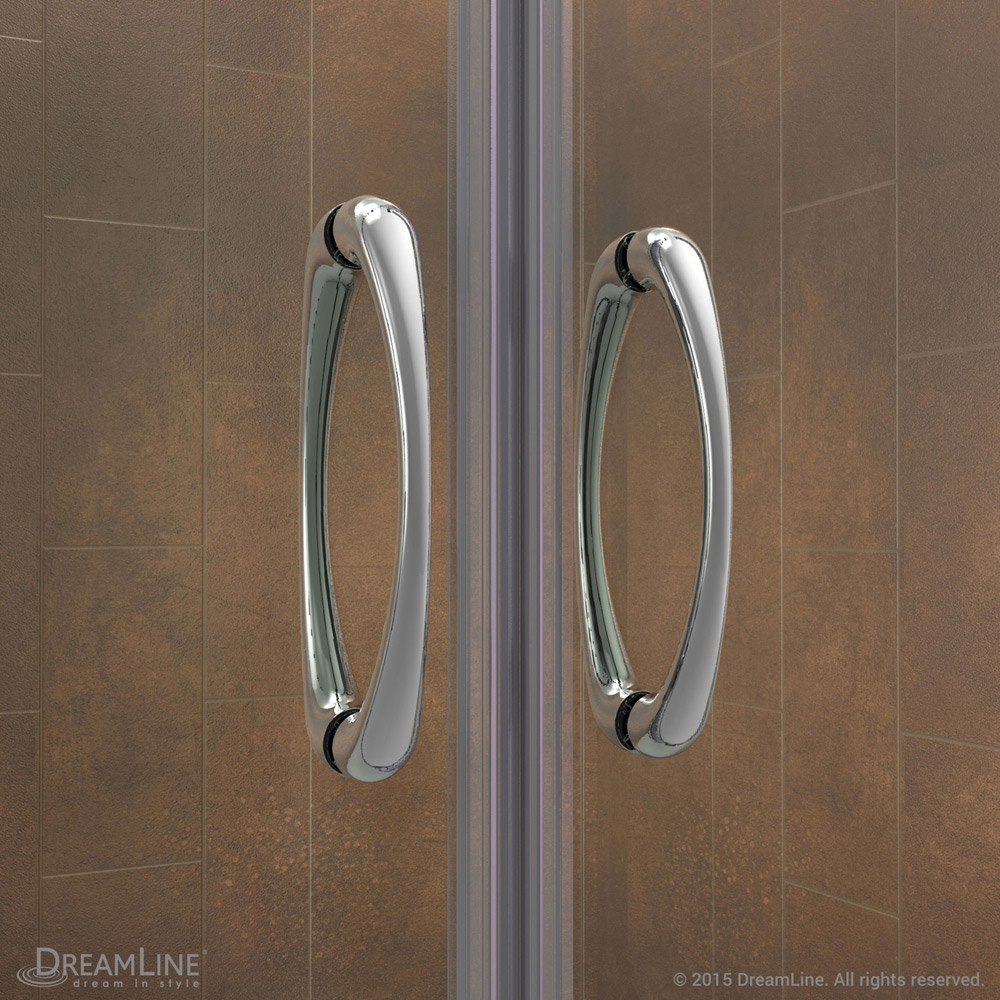 DreamLine SHDR-1160586-01 Chrome Clear Glass 56-60" Sliding Tub Shower Door