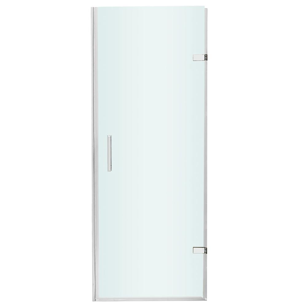 VIGO VG6072CHCL24 SoHo Adjustable Shower Door With Clear Glass In Chrome