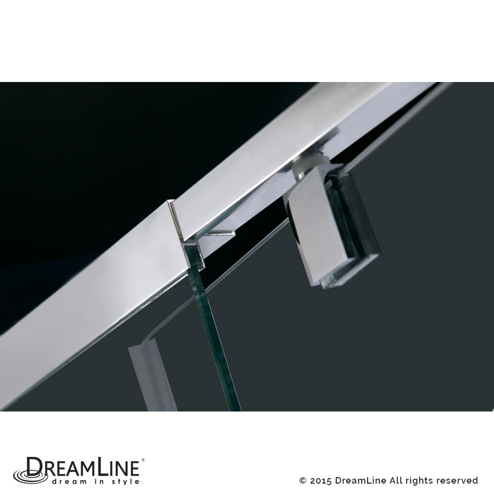 DreamLine SHDR-2234340-RT-01 Flex Pivot Shower Door In Chrome Finish Hardware