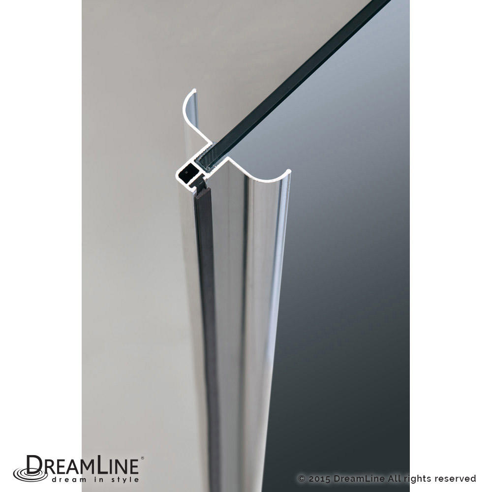 DreamLine SHDR-2234340-RT-01 Flex Pivot Shower Door In Chrome Finish Hardware