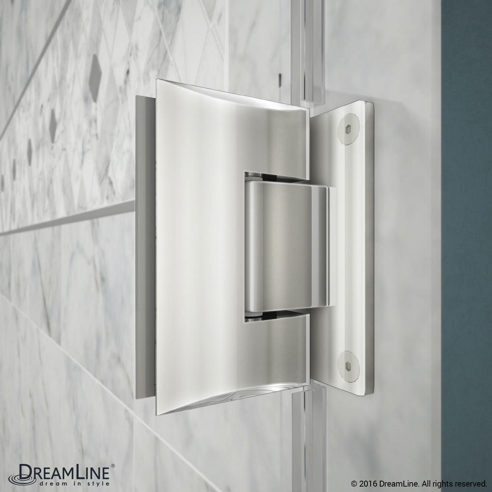DreamLine SHDR-245957210-01 Chrome Unidoor Plus 59-1/2 to 60 x 72" Hinged Shower Door