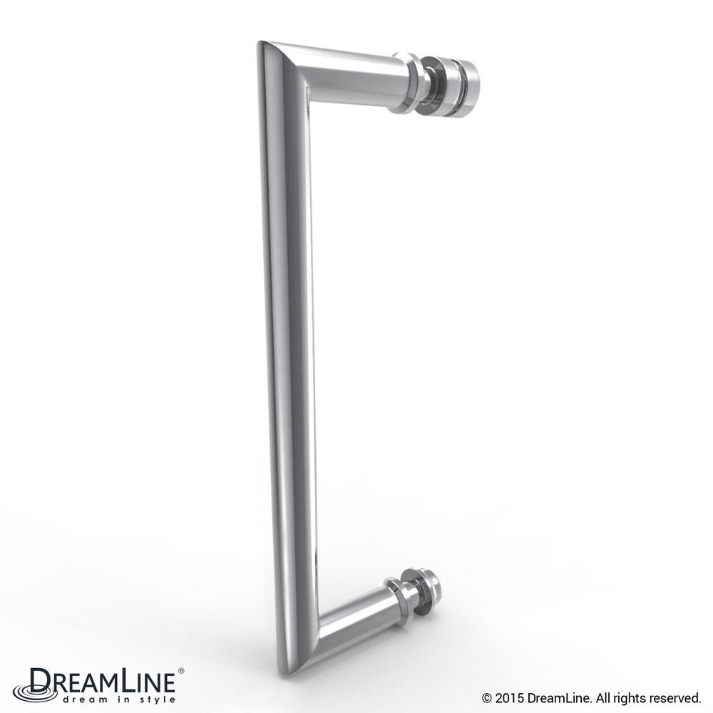 DreamLine SHEN-24375340-01 Unidoor Plus Hinged Shower Enclosure In Chrome Finish Hardware