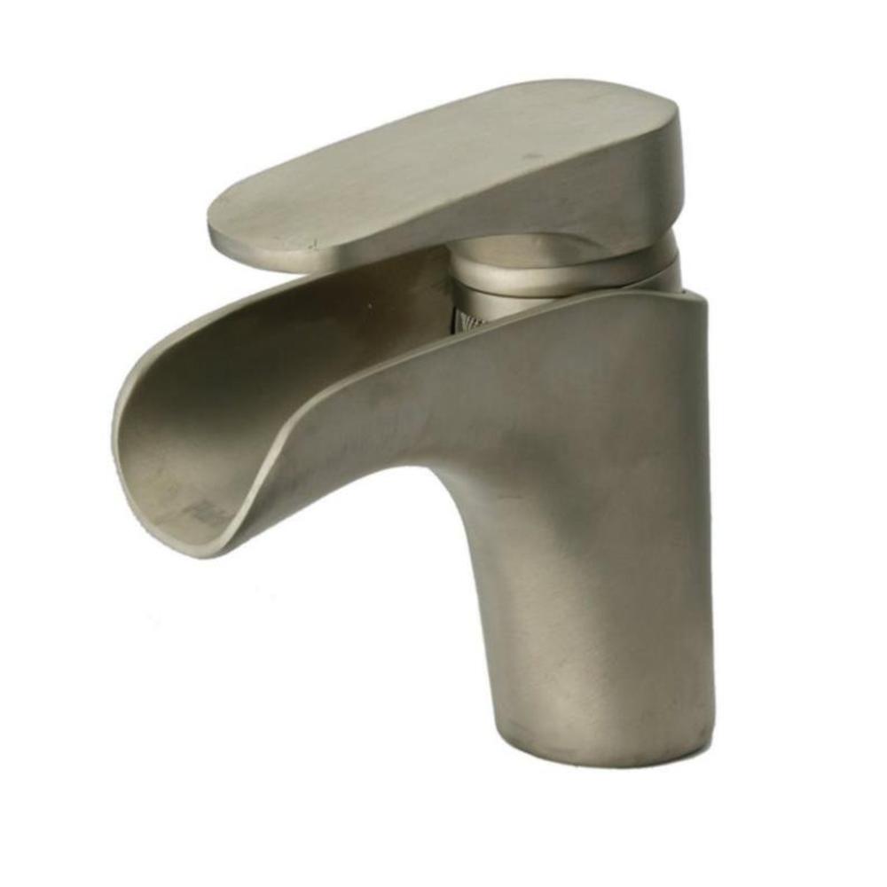 Latoscana 86PW211WF Novello Waterfall Single Lever Faucet In Brushed Nickel