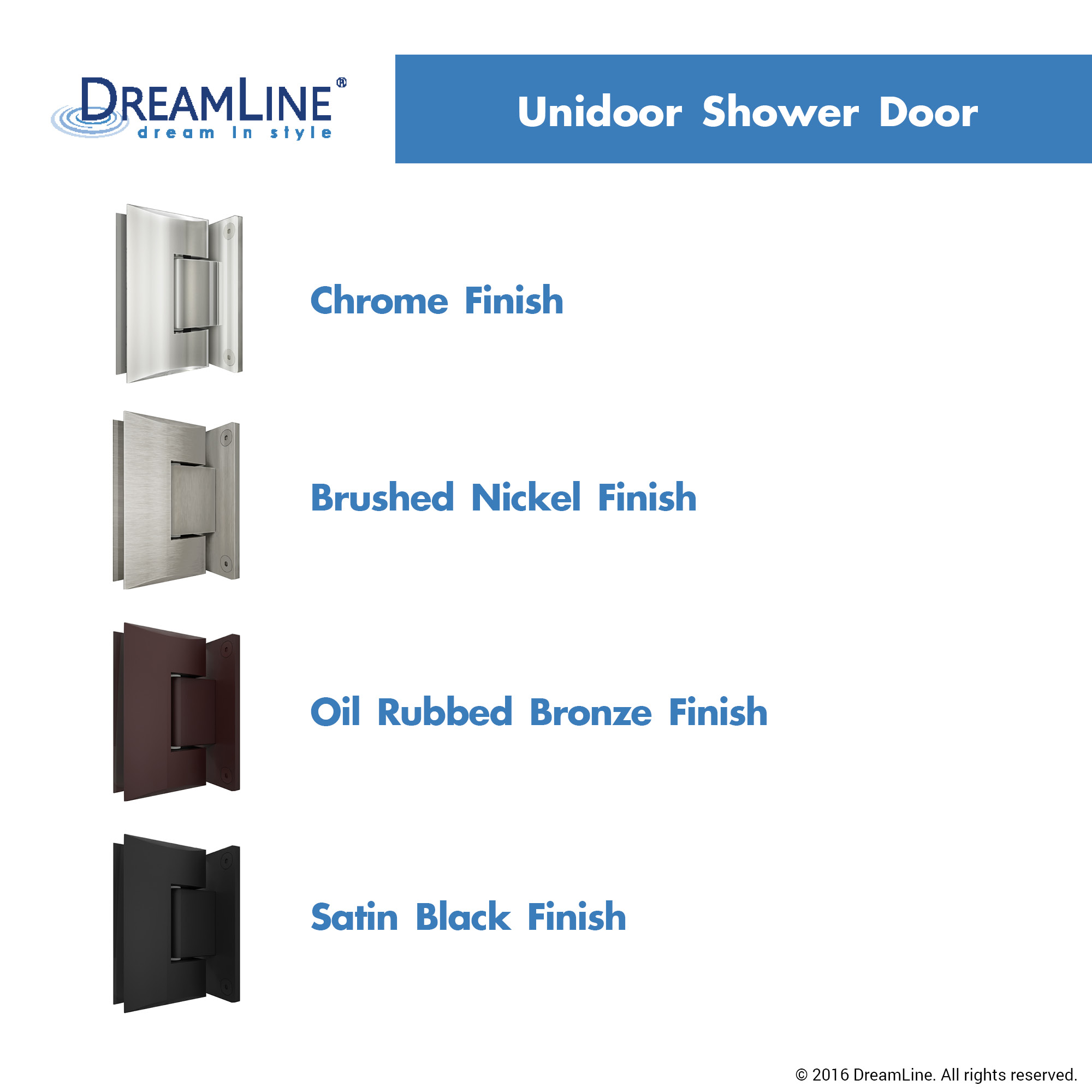 DreamLine SHDR-20317210-01 Chrome Frameless 31-32" Adjustable Shower Door