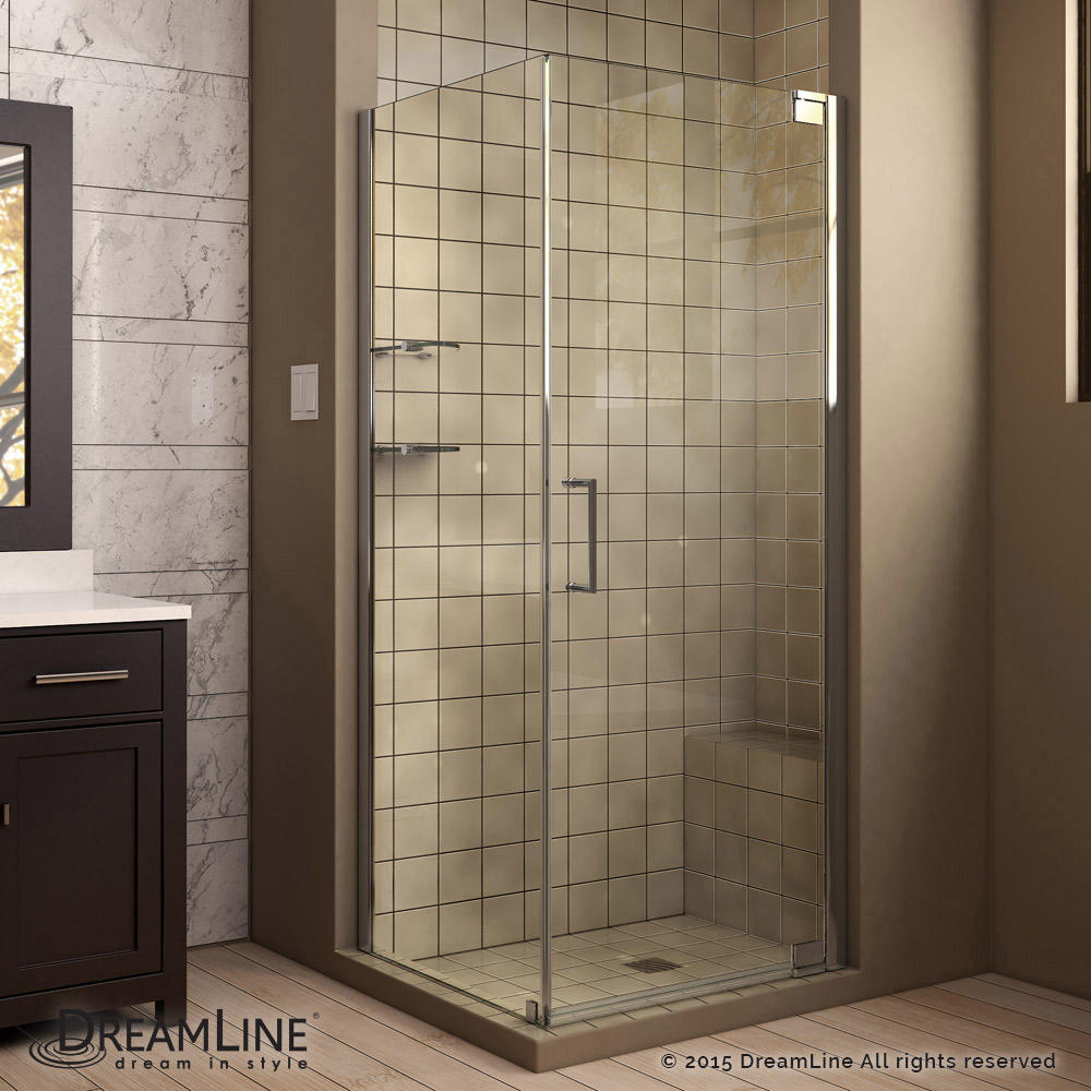 DreamLine SHEN-4130321-01 Elegance Chrome 30" by 32" Shower Enclosure