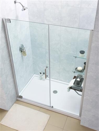 Dreamline SHDR-4146720-01 Chrome Elegance 46 to 48" Clear Glass Shower Door