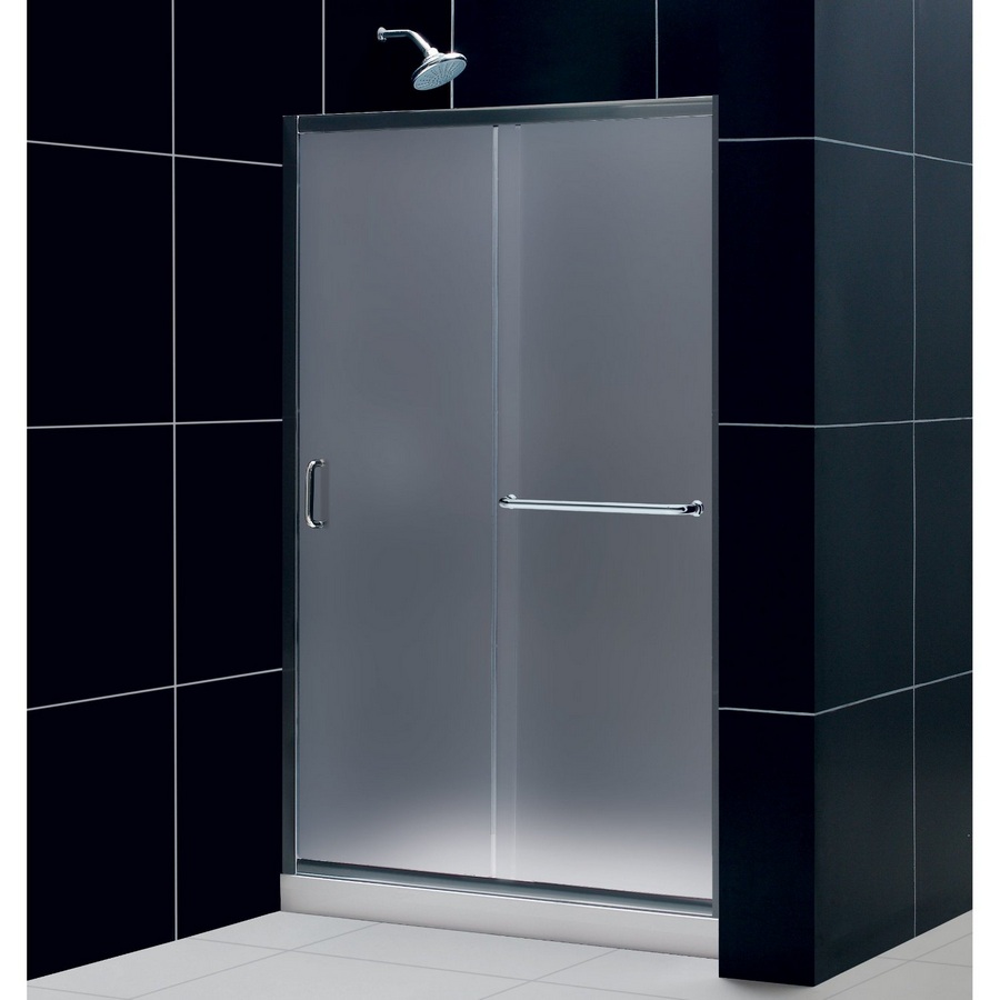 Dreamline DL-6107C-04CL Clear Shower Door, Base & Backwall Kit - Nickel