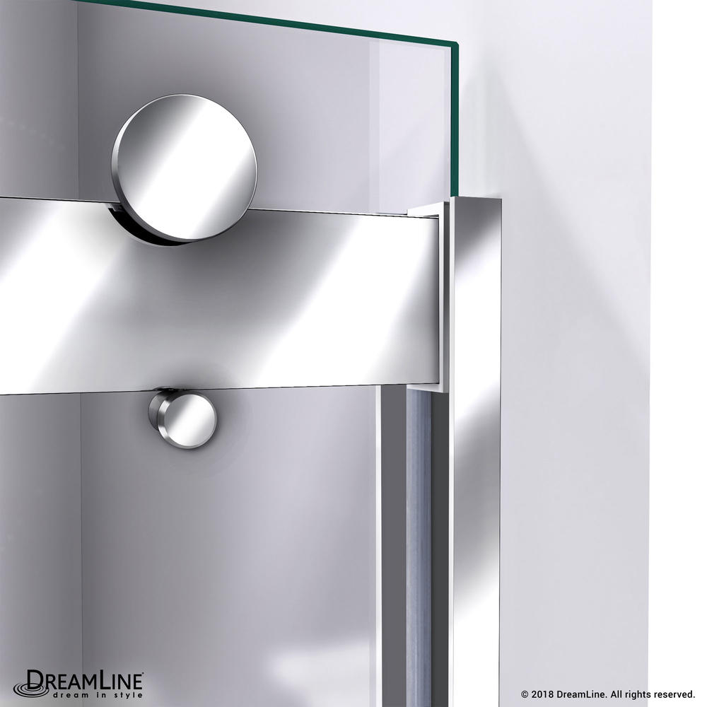 DreamLine SHDR-6360602-01 Sapphire Semi-Frameless Bypass Tub Door In Chrome
