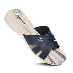 Aerosoft Gladiator Women's Comfortable Casual Summer Slide Sandals