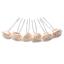 Bestselling 6pcs Hair Pins Rose Flower Waved U Shaped Hair Pins