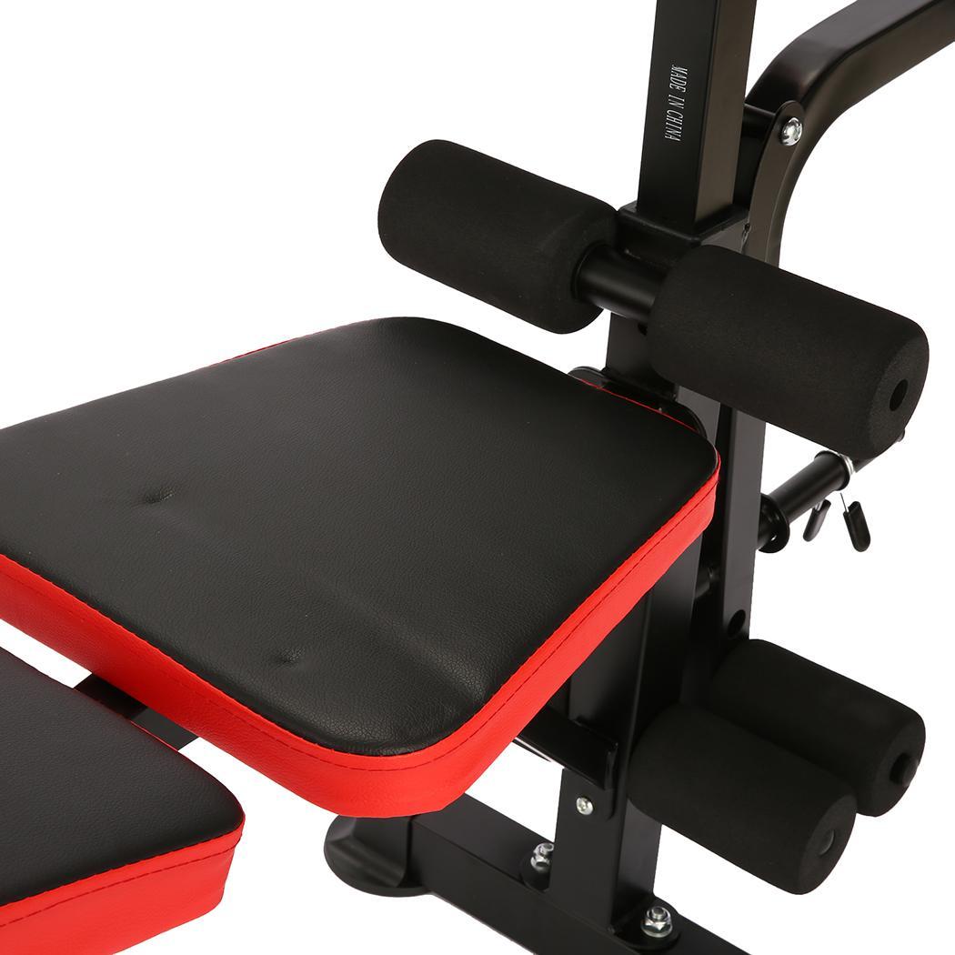 Caroma 330lbs Adjustable Olympic Weight Bench For Full Body Workout Preacher Curl Leg Developer Lifting Press Gym Exercise Equipment