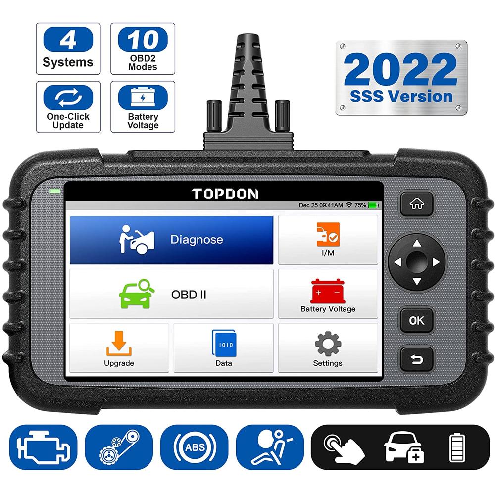 Topdon OBD2 Scanner TOPDON ArtiDiag500 Car Diagnostic Code Reader Check Engine ABS SRS Transmission